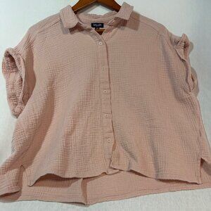 Splendid 100% Cotton Button Shirt Soft Casual Lightweight Top